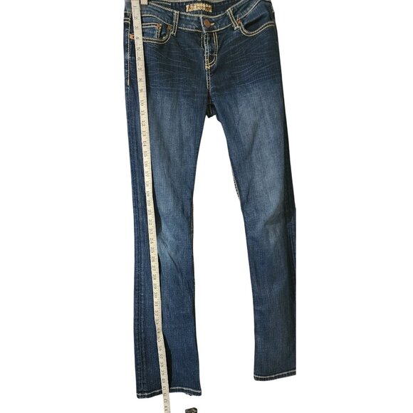 Bke Sabrina Medium Wash Flared Bootcut Denim Jeans Womens 29x33.5 - Picture 7 of 7